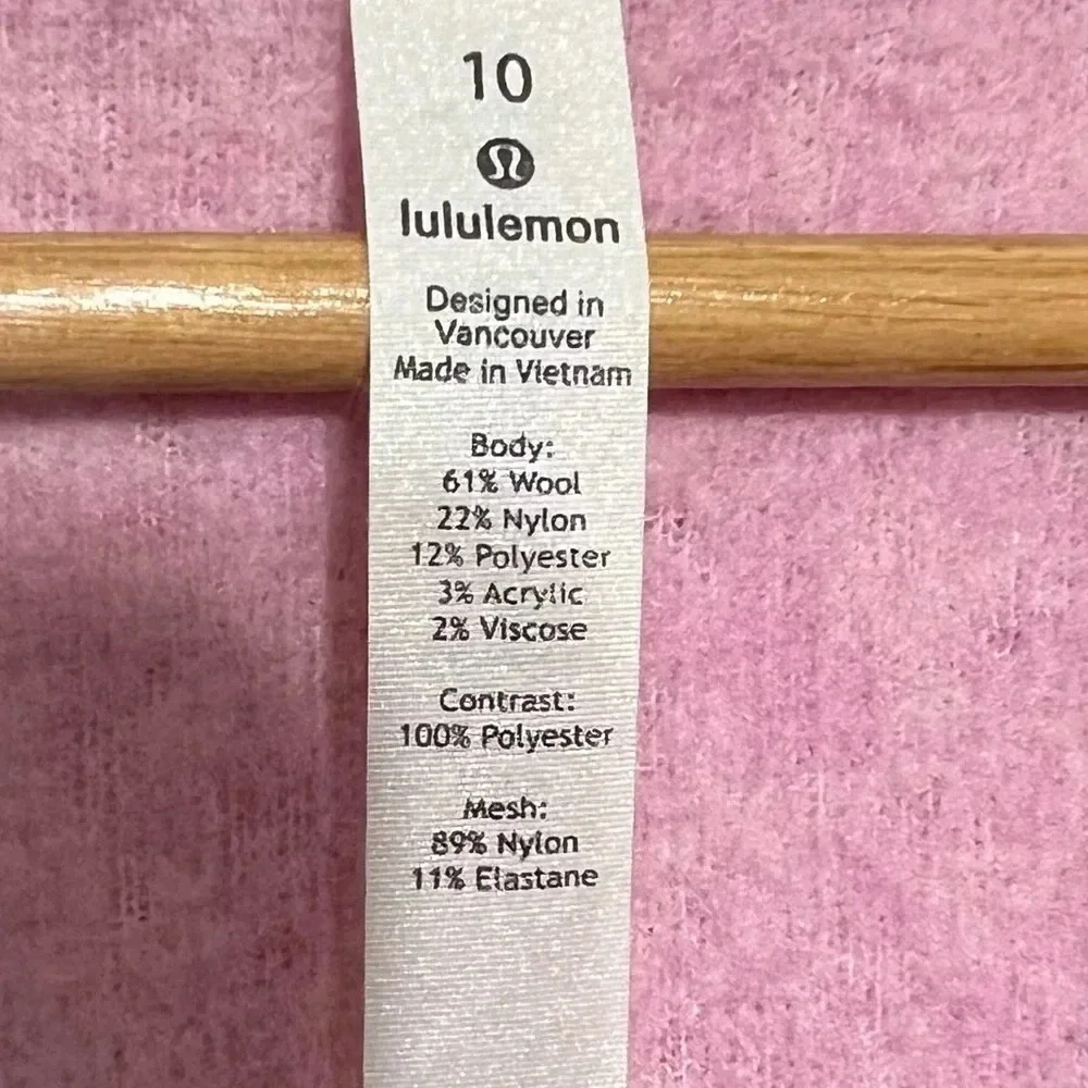 Lululemon So Sherpa Hooded Jacket Size 10 - Picture 12 of 14